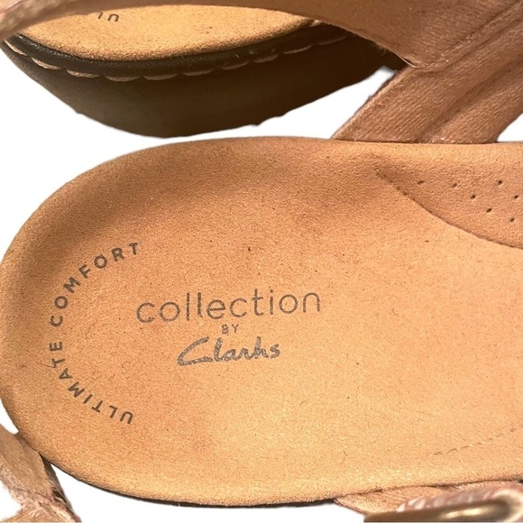 Clarks collection strappy sandals - merliah lilac size 8 - Picture 7 of 8